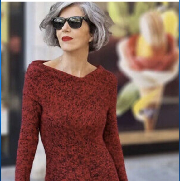 ZARA KNIT DRESS WITH RUCHED SHOULDERS - Picture 4 of 11